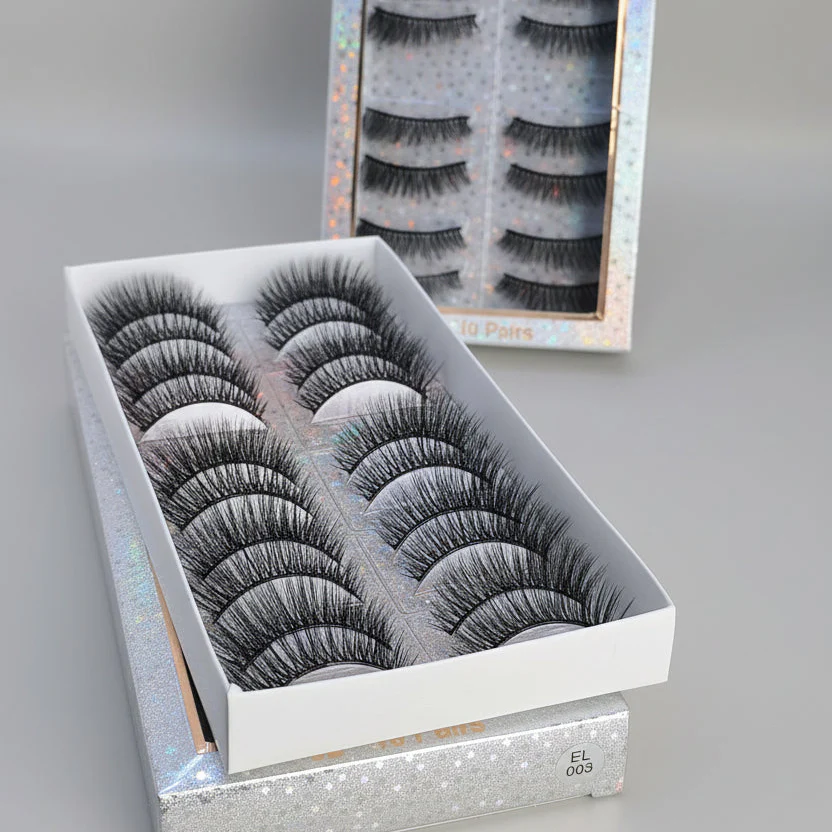 3D Anjieer Hand Made Lashes 10 Pair - Image 3