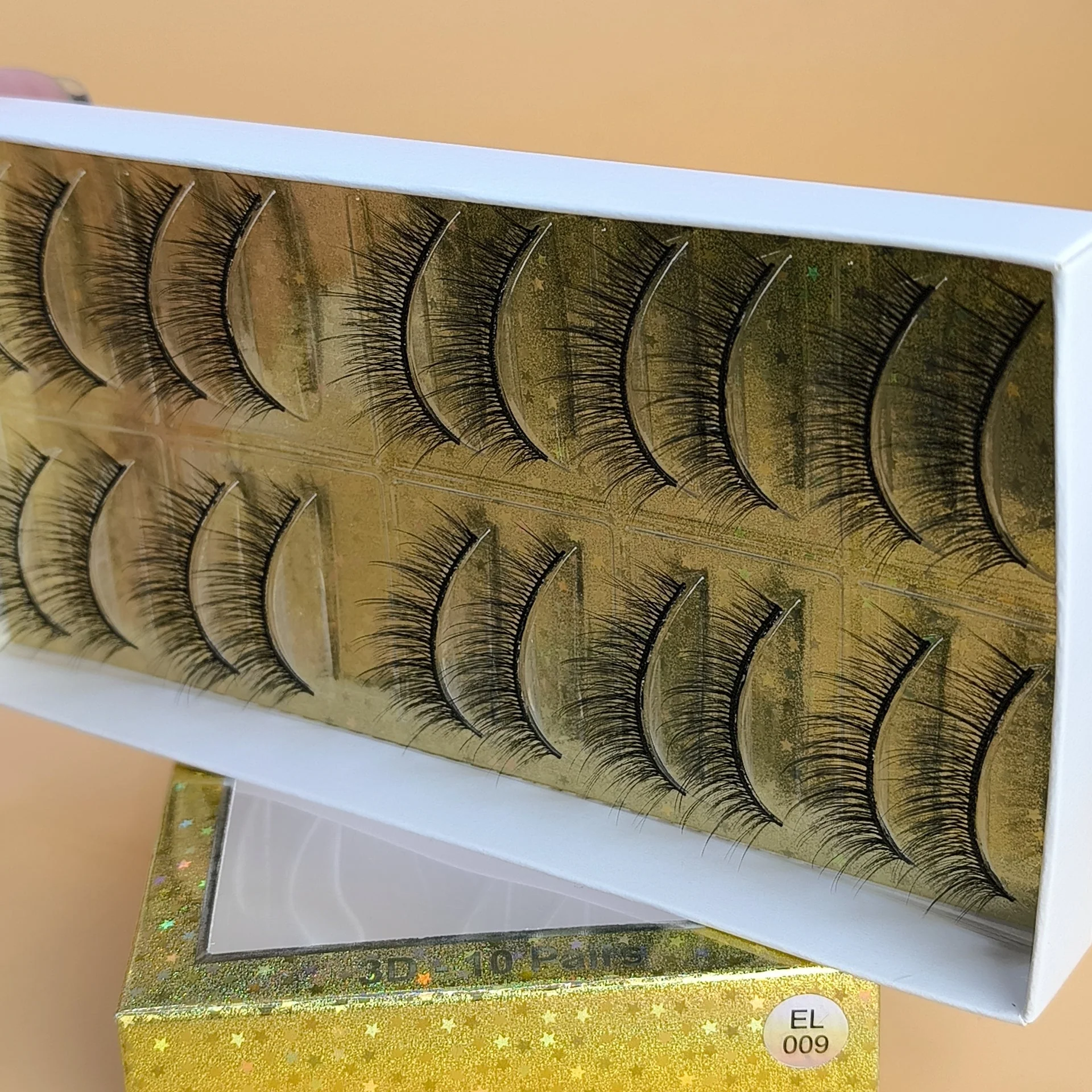 3D Anjieer Hand Made Lashes 10 Pair - Image 4