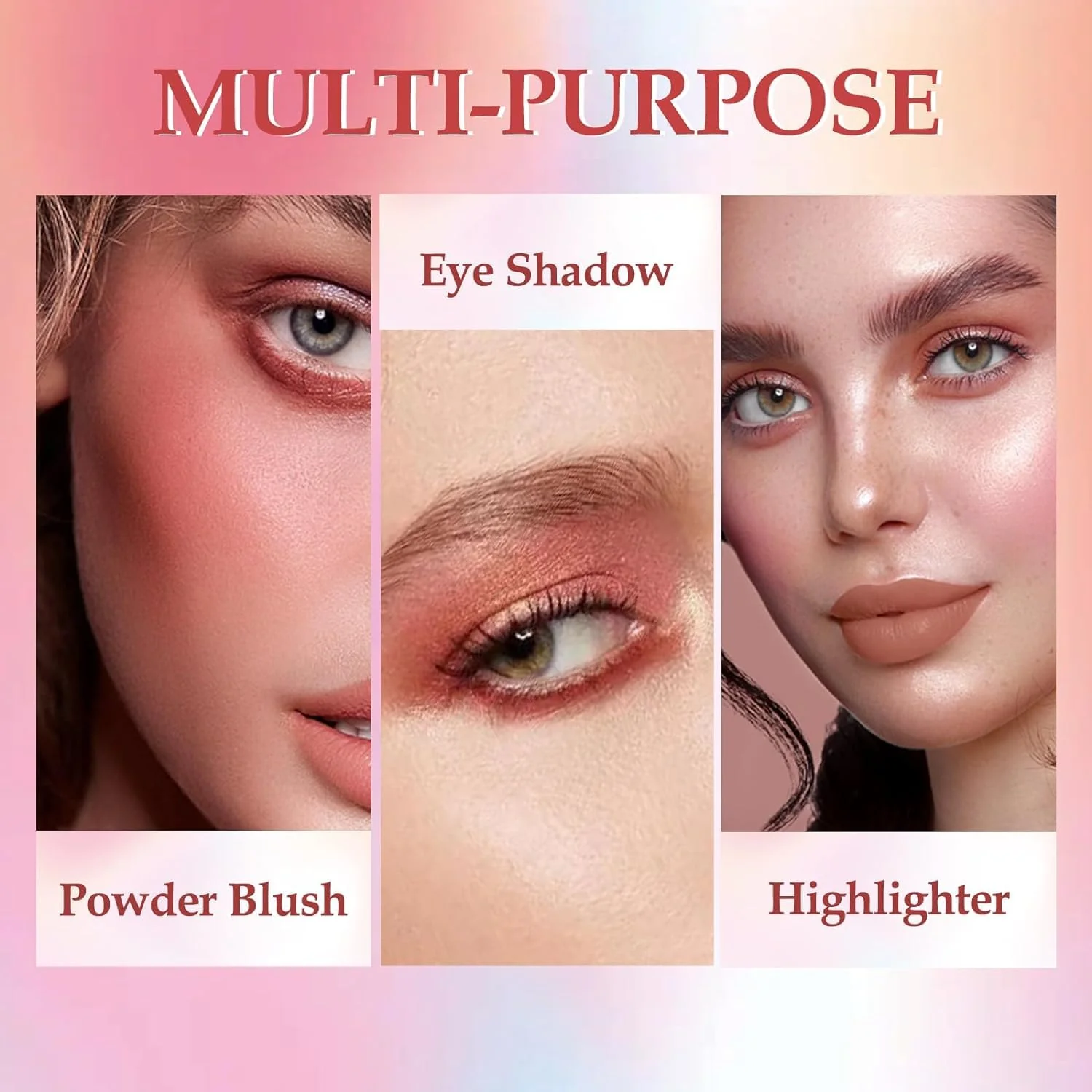 6 Color Hudamoji Bellini Blush + Highlighter Palette - Image 5