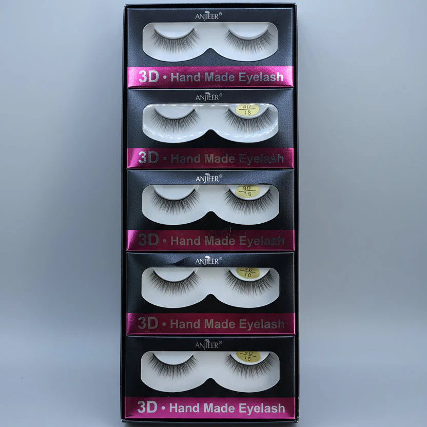 Anjieer 3D Hand Made Lashes 10 Pair - Image 4