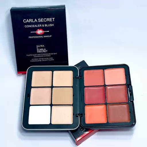 Carla Secret Cream Blush And Concealer Palette - Image 3