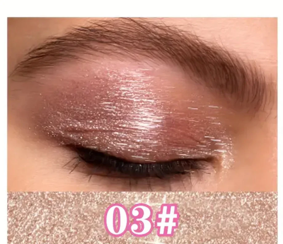 HUDAMOJI- glitter jelly eyeshadow stick -6 Colours - Image 4