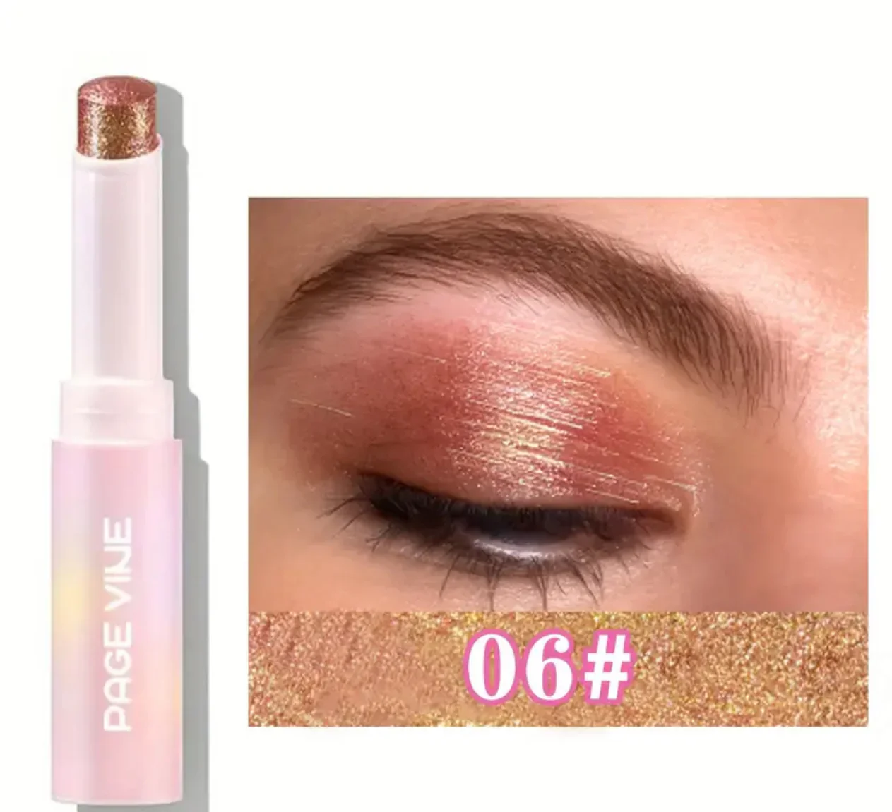 HUDAMOJI- glitter jelly eyeshadow stick -6 Colours - Image 7