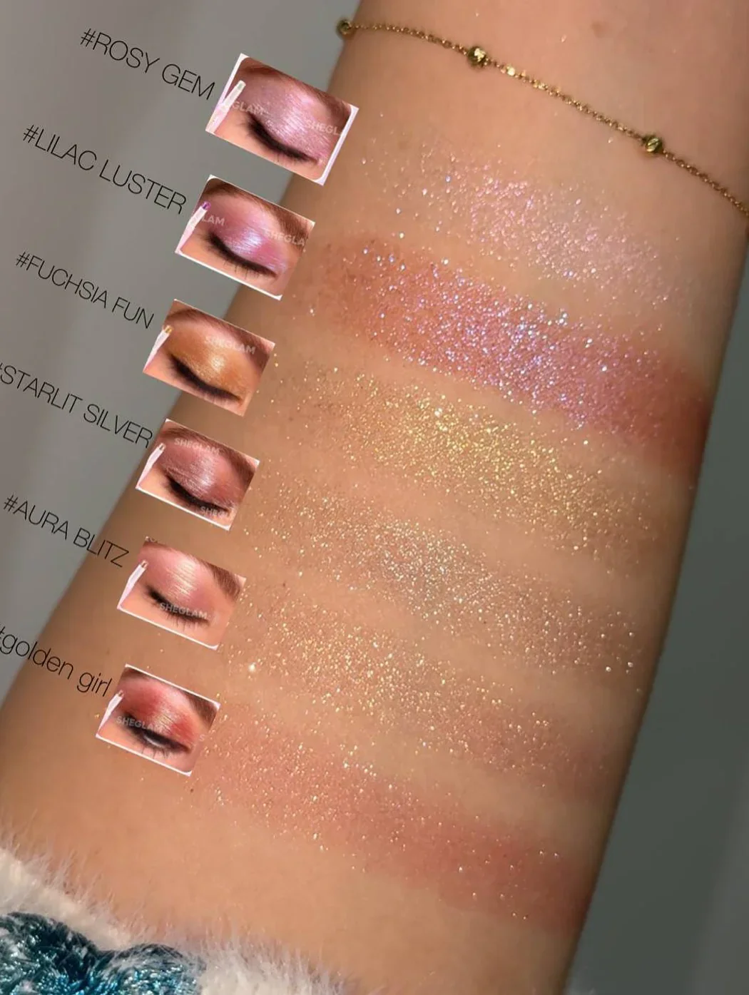 HUDAMOJI- glitter jelly eyeshadow stick -6 Colours - Image 8