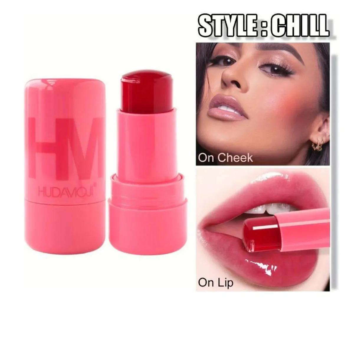 HUDAMOJI LIP COOLING WATER JELLY TINT - SHEER LIP + CHEEK STAIN - Image 2