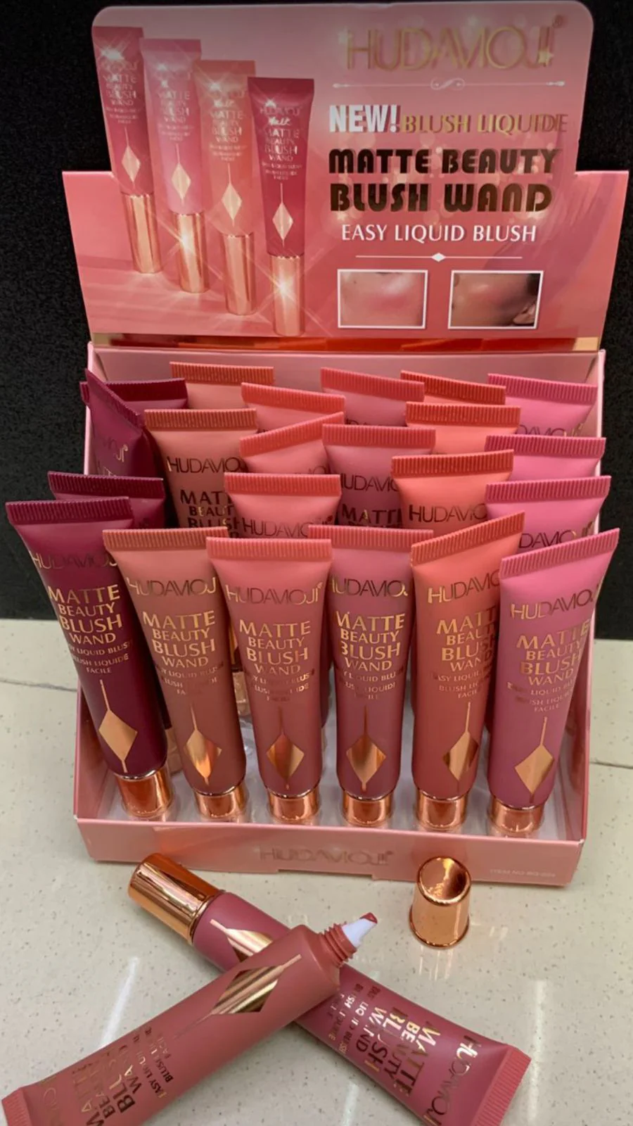 Hudamoji Matte 6 Pcs Liquid Blusher Set - Image 3