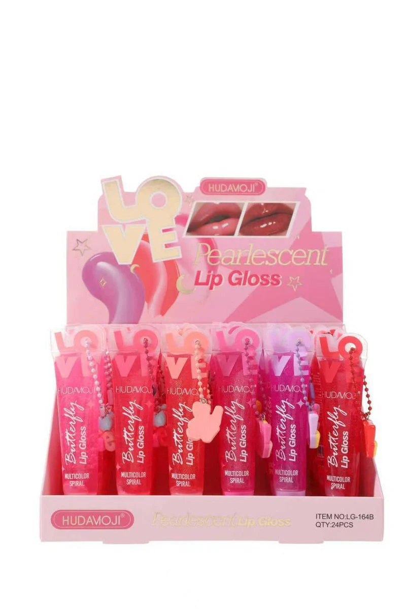 HUDAMOJI Pearlescent "Butterfly" Lip Gloss Set - Image 2