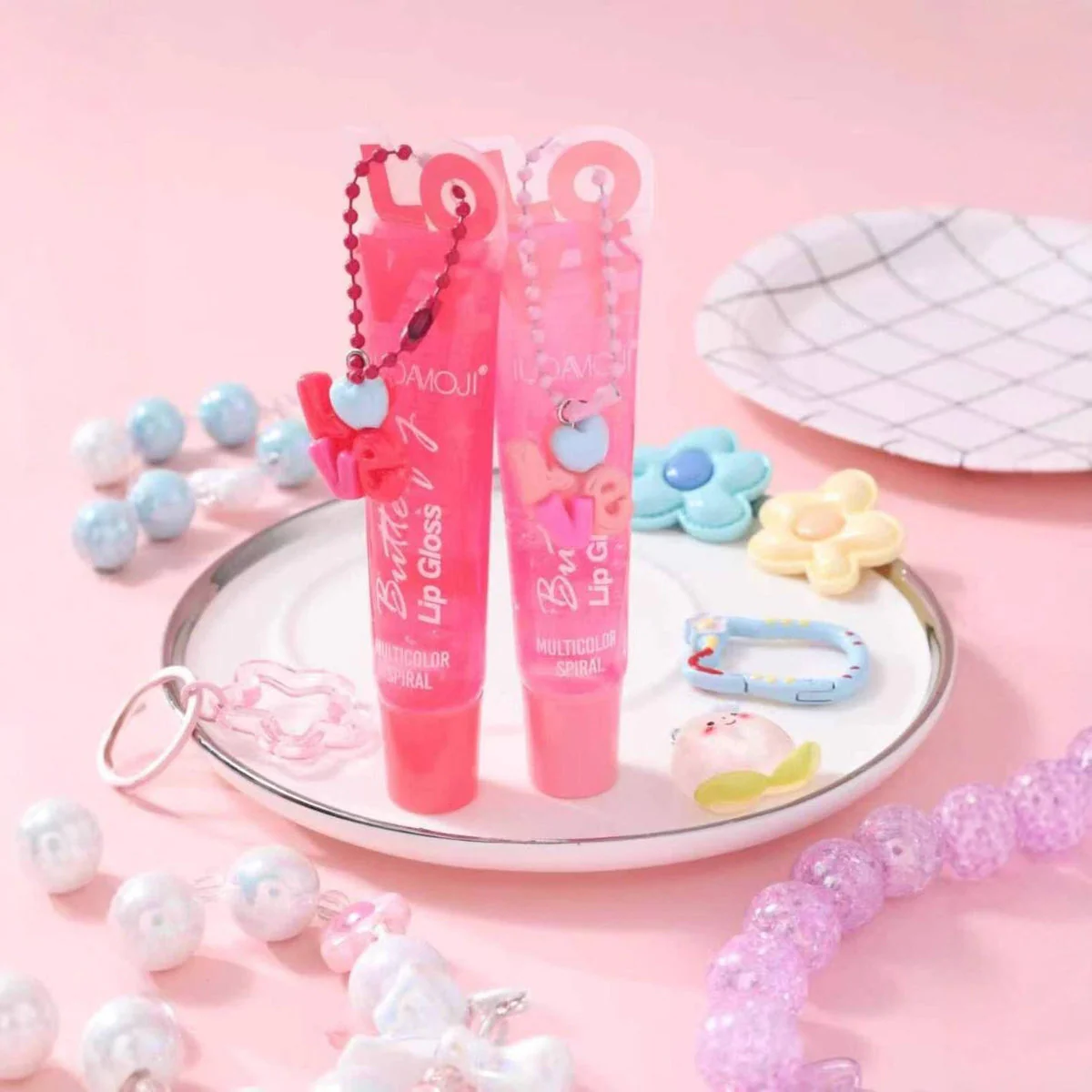 HUDAMOJI Pearlescent "Butterfly" Lip Gloss Set - Image 3