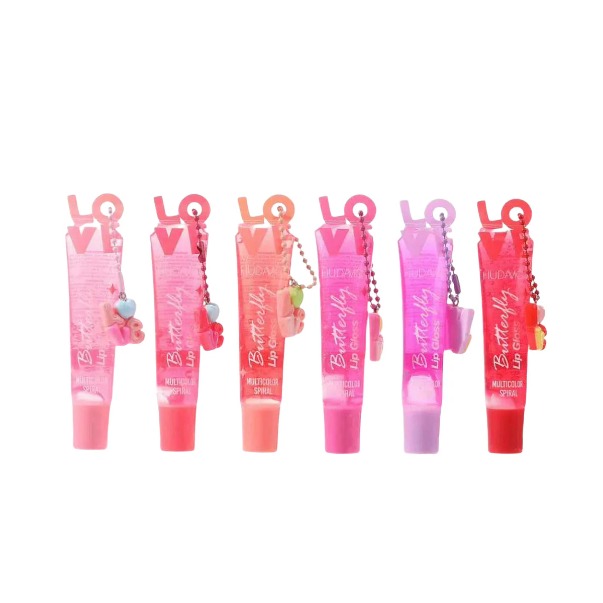 HUDAMOJI Pearlescent "Butterfly" Lip Gloss Set - Image 4