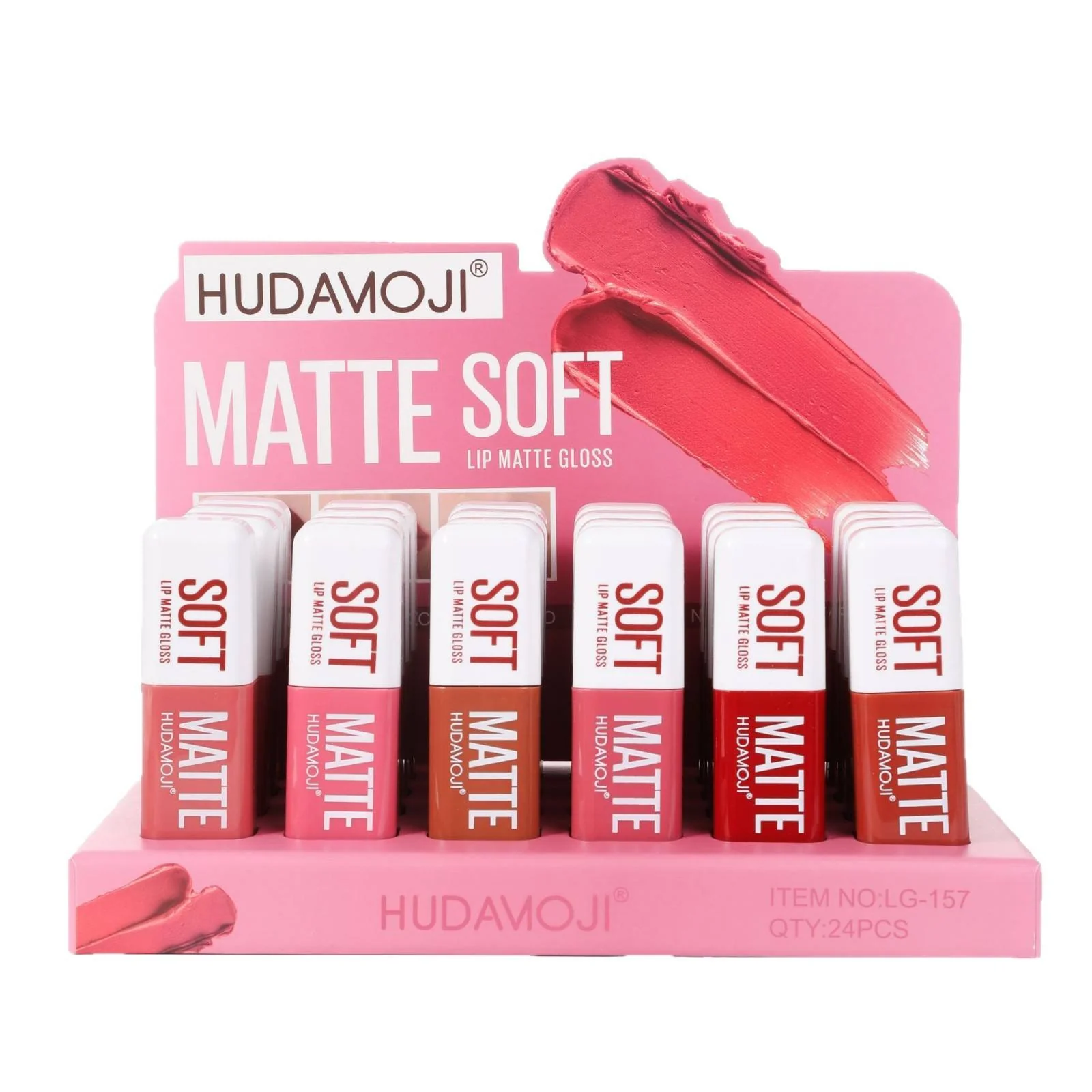 HUDAMOJI Six-Color Matte Lip Gloss