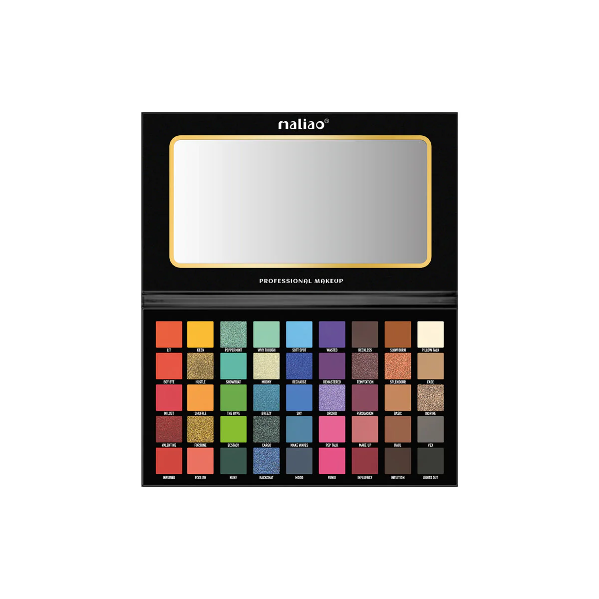 Maliao Retro Glamour Eyeshadow Palette - 45 Shades of Stunning Colors - Image 2