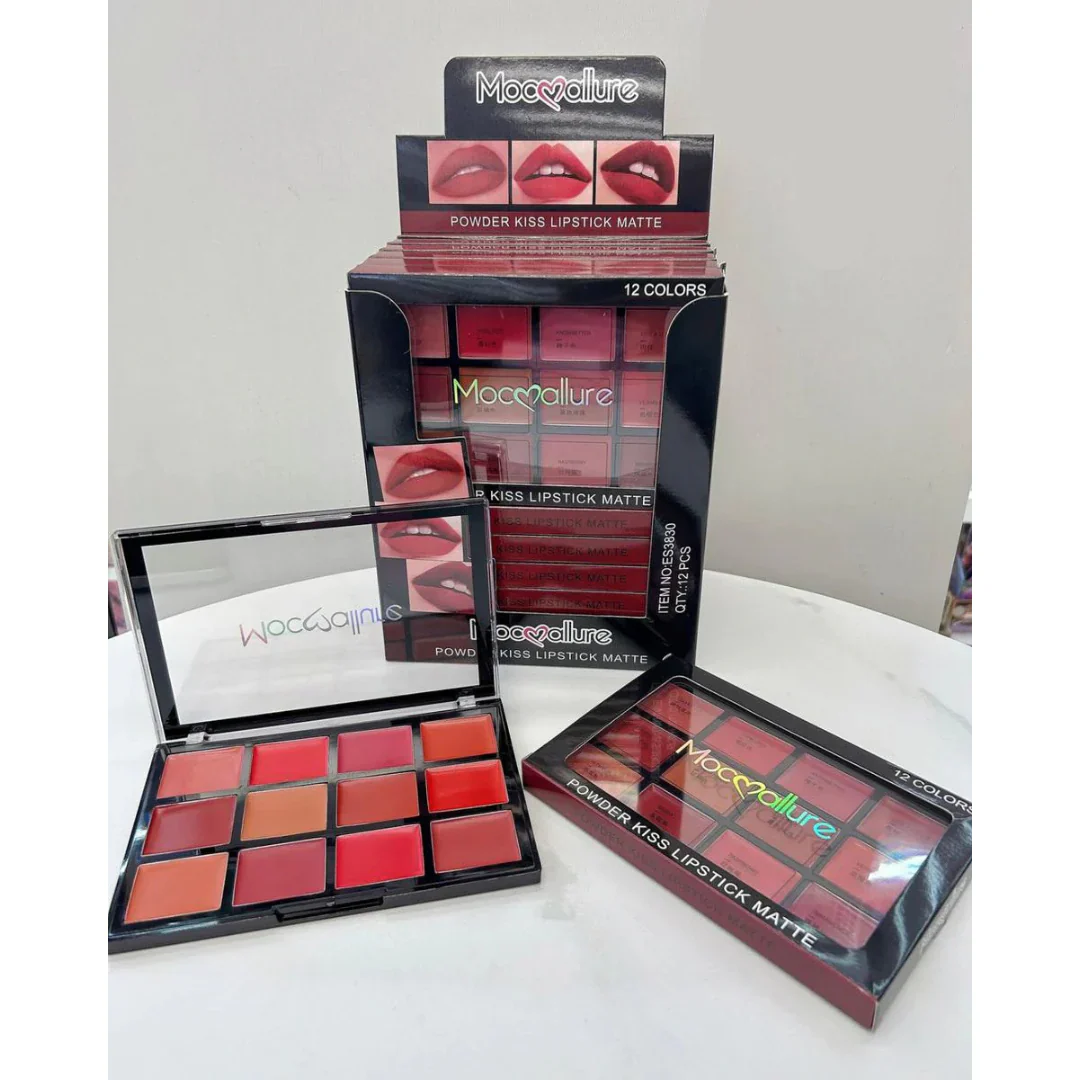 Mocallure 12-Color Lip Palette - Image 3