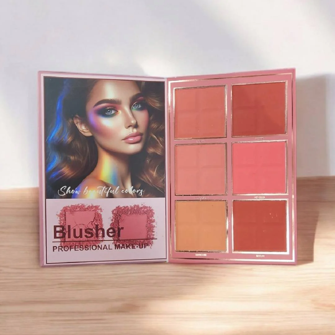 Mocallure 4 Fold 3in1 Eyeshadow Highlighter Blush Book Palette - Image 3