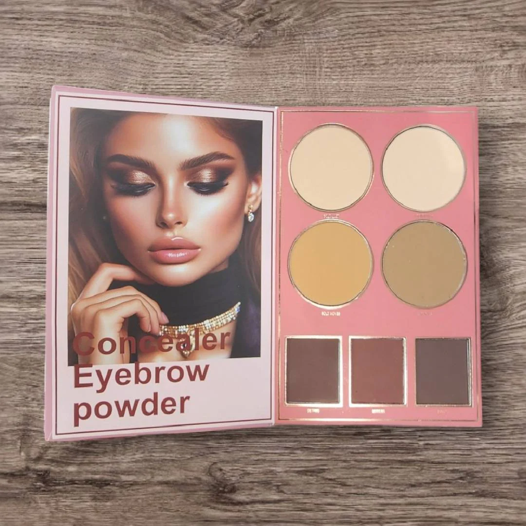 Mocallure 4 Fold 3in1 Eyeshadow Highlighter Blush Book Palette - Image 5