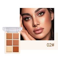 MSYAHO Professional 6 Color Natural Concealer Palette - Image 3