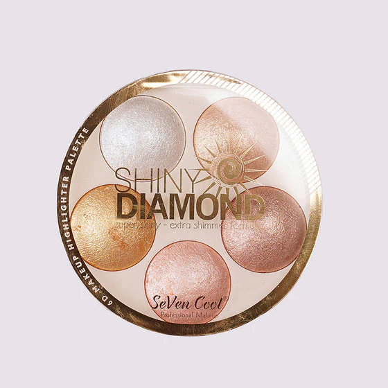 Shiny Diamon 5 Color Highlighter Palette - Image 3